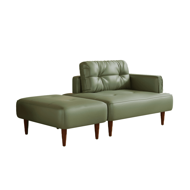 Drawing Room Stain Resistant Loveseat with Tufted Back in Taupe, 2-Person Seating, Receptacle Storage, and Recessed Arm - image 5