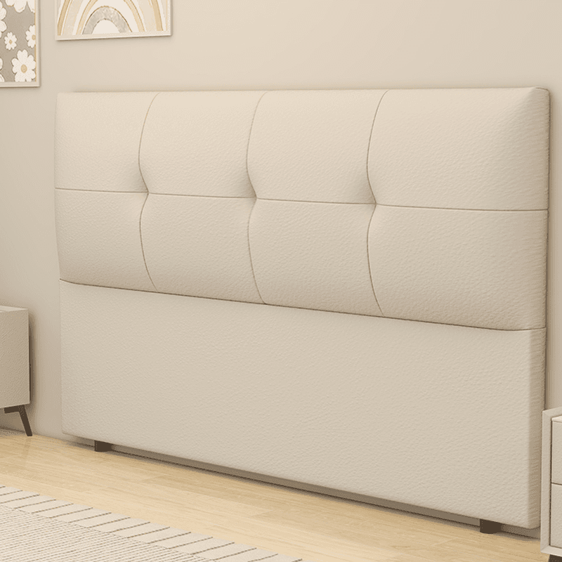 Simplistic Panel Headboard with No Distressing, Piled Tufted Design, Rectangular Shape for Queen/Full/Twin XL Bed, Featuring Sponge Upholstery and Standard Height - image 8