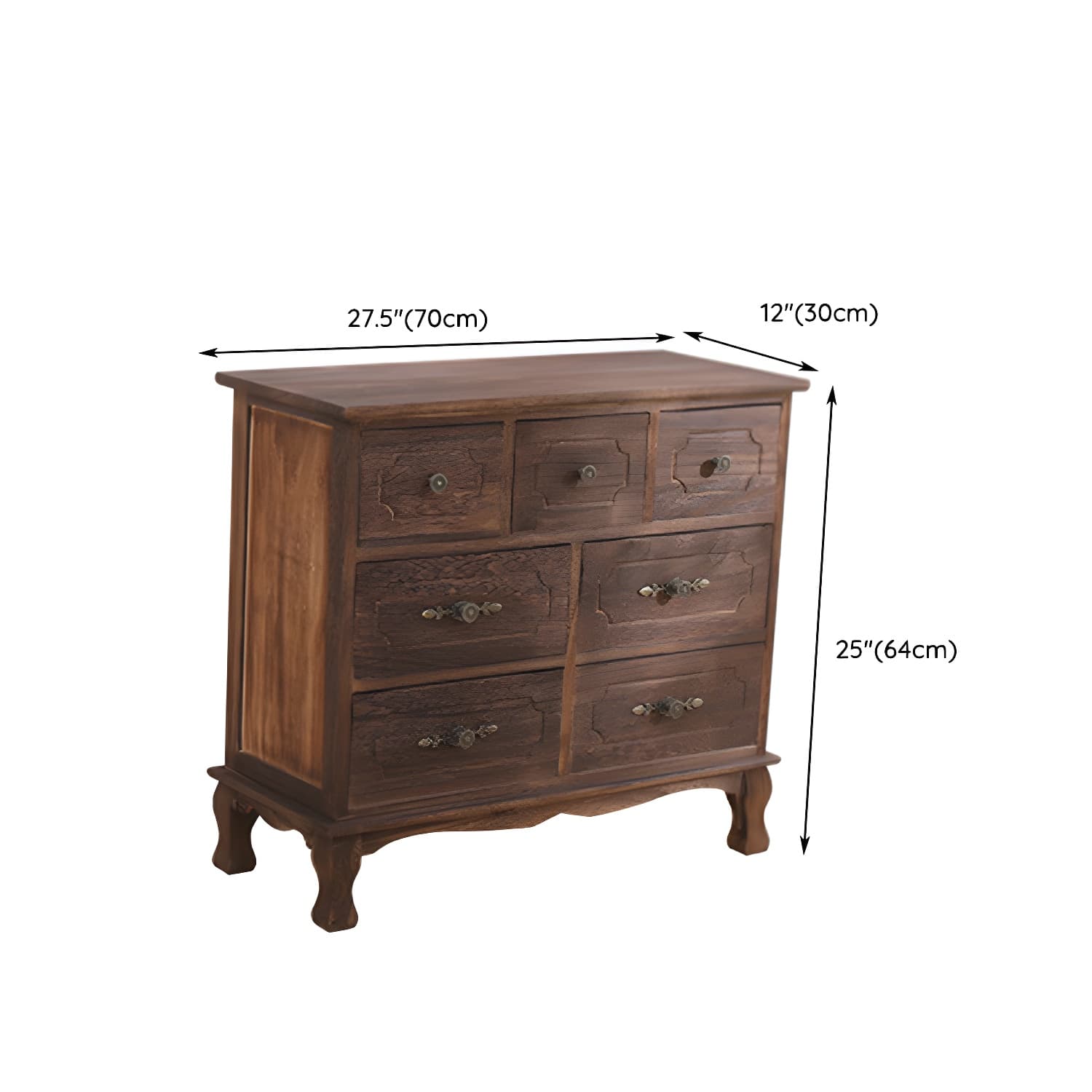 Nautical Storage Chest Bedroom Solid Wood Chest with Drawers - image 23