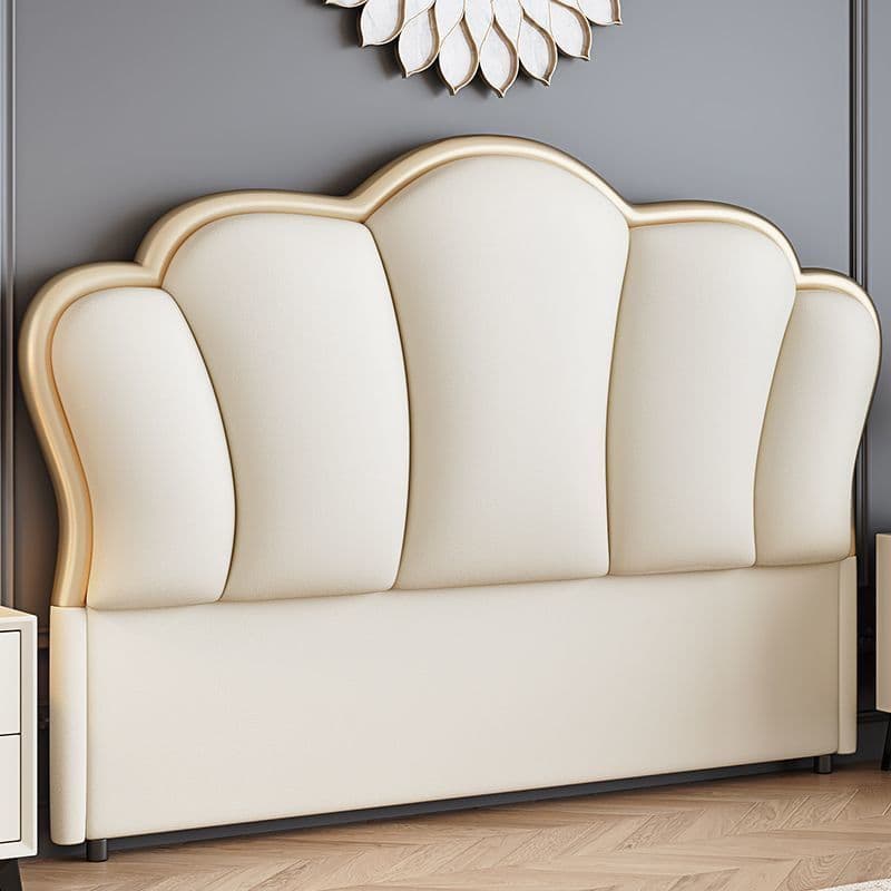 Modish Style Timber Panel Headboard for Queen/Full/Twin XL Bed with No Distressing, Sponge Upholstery Fill, Free-standing Standard Installation, and Standard Height - image 4