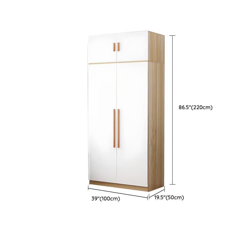 Modern Timber Detached Wardrobe with Soft Close Drawer, Soft Close Door, Interior Shelves & Clothing Rod - image 36