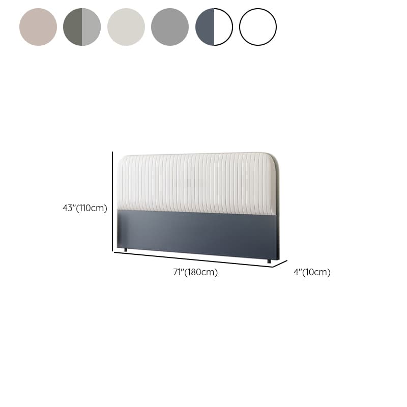 Standard（36-55“） Free-standing Standard Rectangle Full(54"W x 75"L)/Twin(38"W x 75"L) Panel Headboard With Legs, Sponge Filing and Lumber Frame - image 17