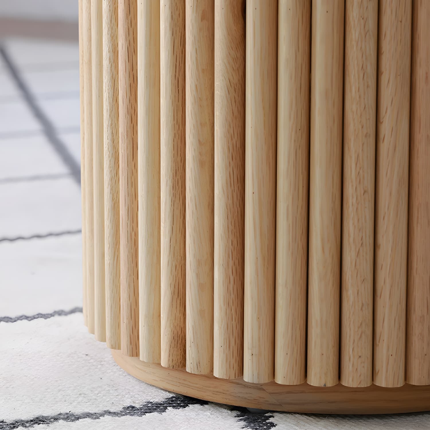 Natural Double Pedestal Dining Table Modern Oval Wood Home Dinner Room Kitchen Table - image 7