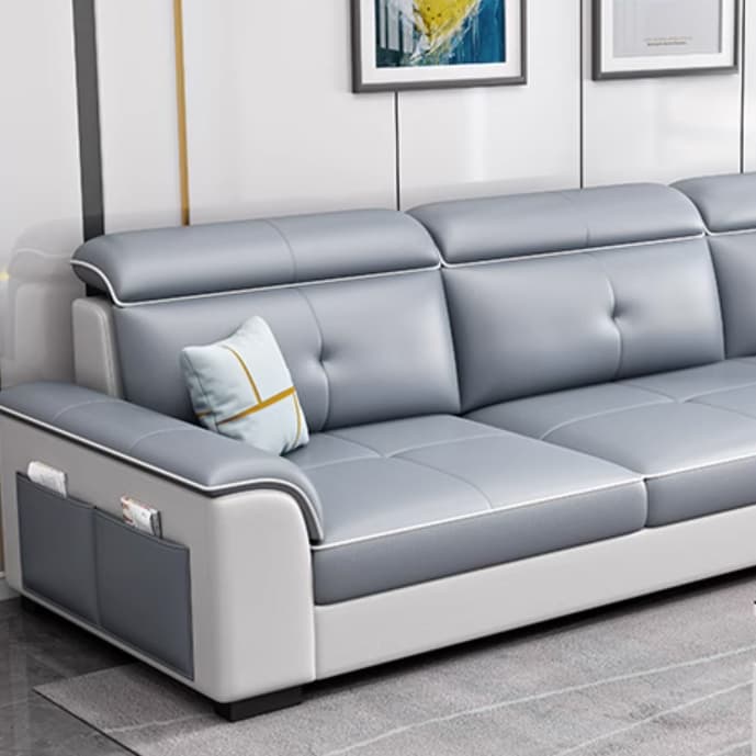 Modern Comfortable Tech Cloth Upholstery 7-Piece Sectional Sofa Set for Style-Loving Women - image 21