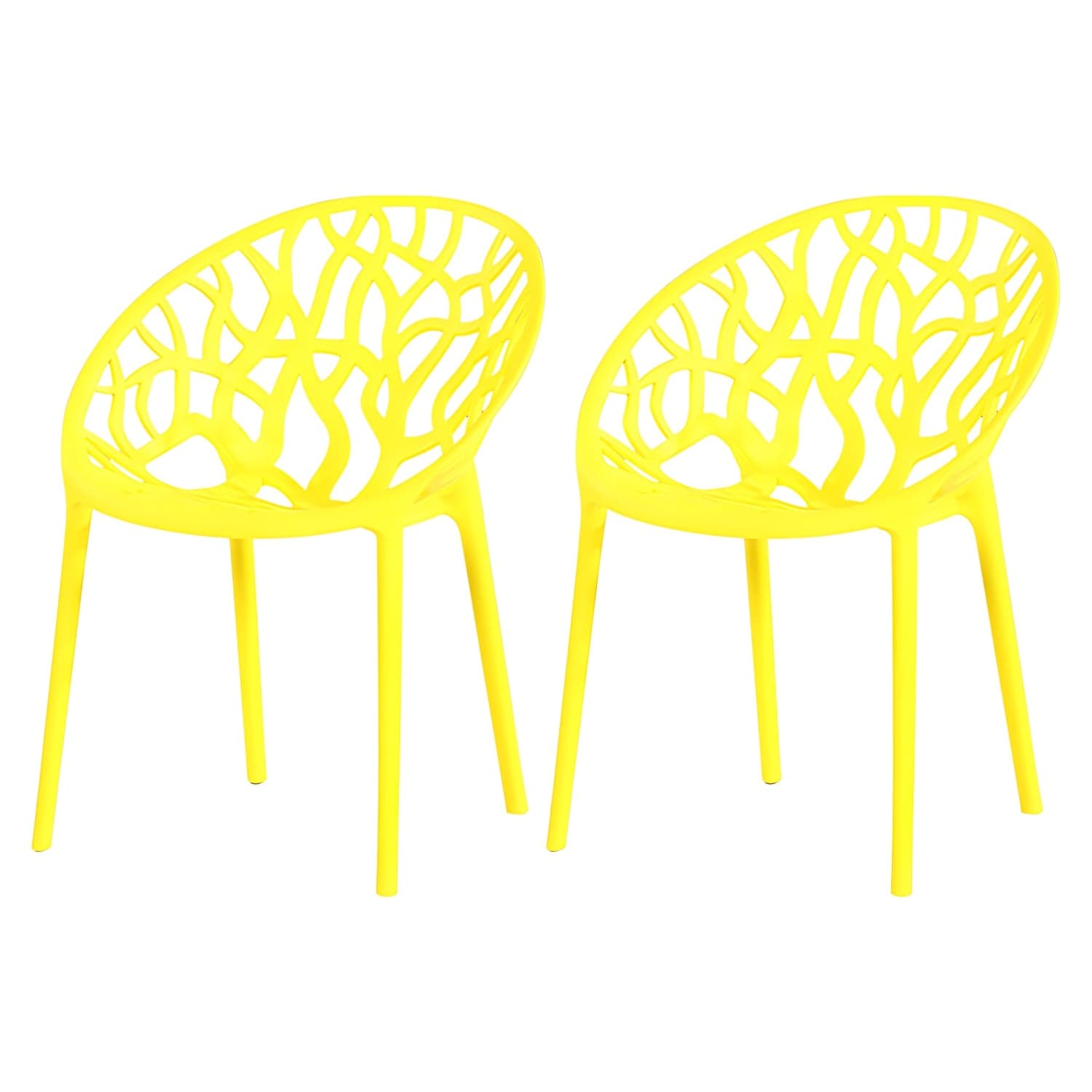 Contemporary Plastic Dining Room Chairs Armless Open Back Dining Side Chair for Restaurant - image 8
