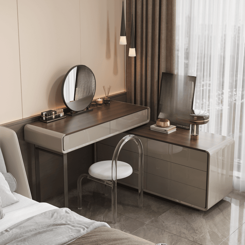Multi-Purpose Vanity Set with Lighting, Scalable Telescopic Design, Push-Pull 2-in-1 Vanity, Adjustable Touch and Brightness - image 3
