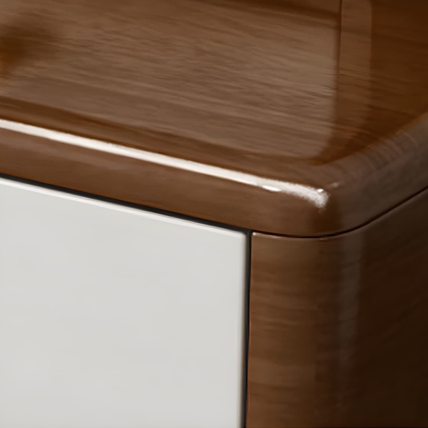 Solid Wood Make-up Vanity With Drawers and Stool for Bedroom - image 13