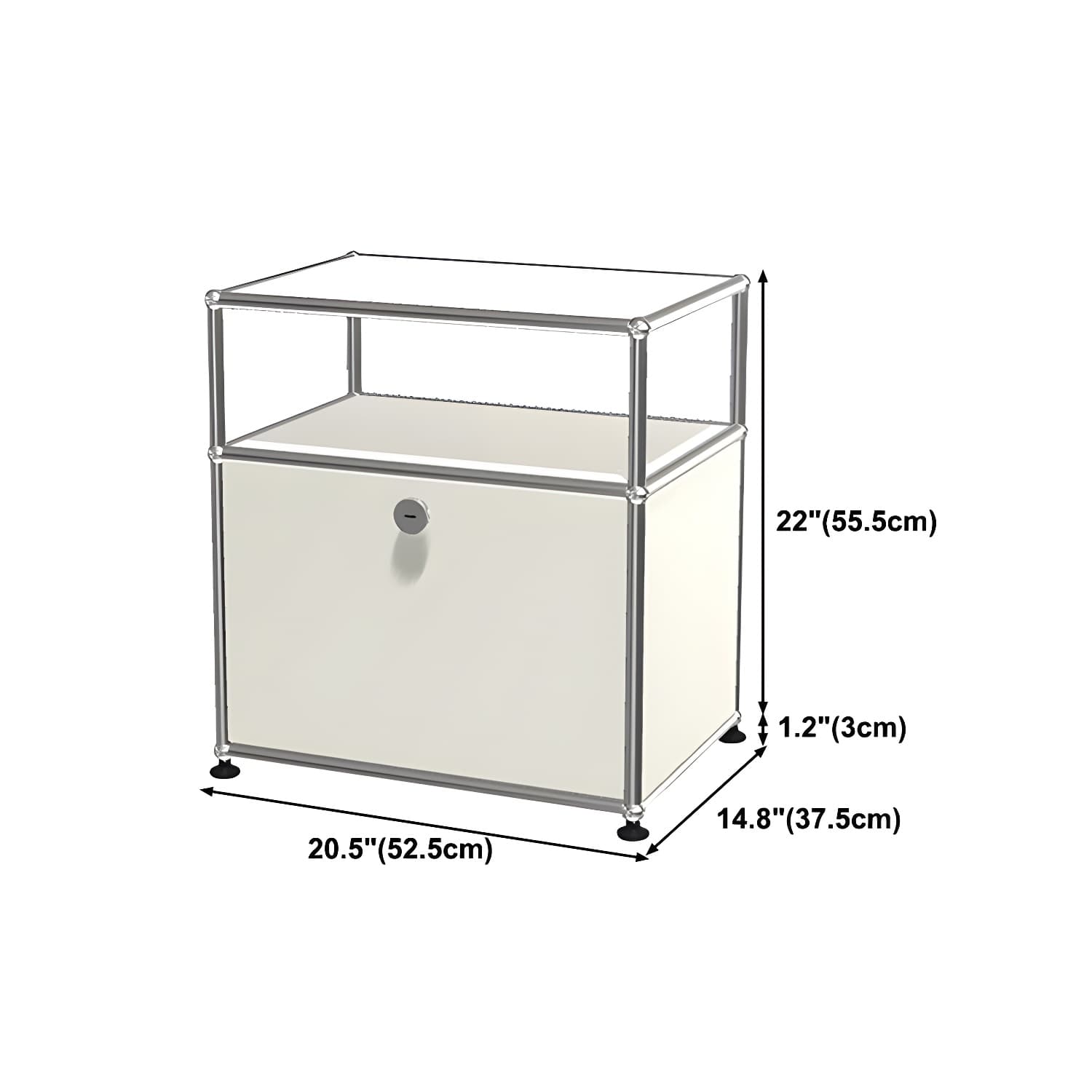 Modern Storage Sideboard Metal Sideboard with Drawer for Home - image 21