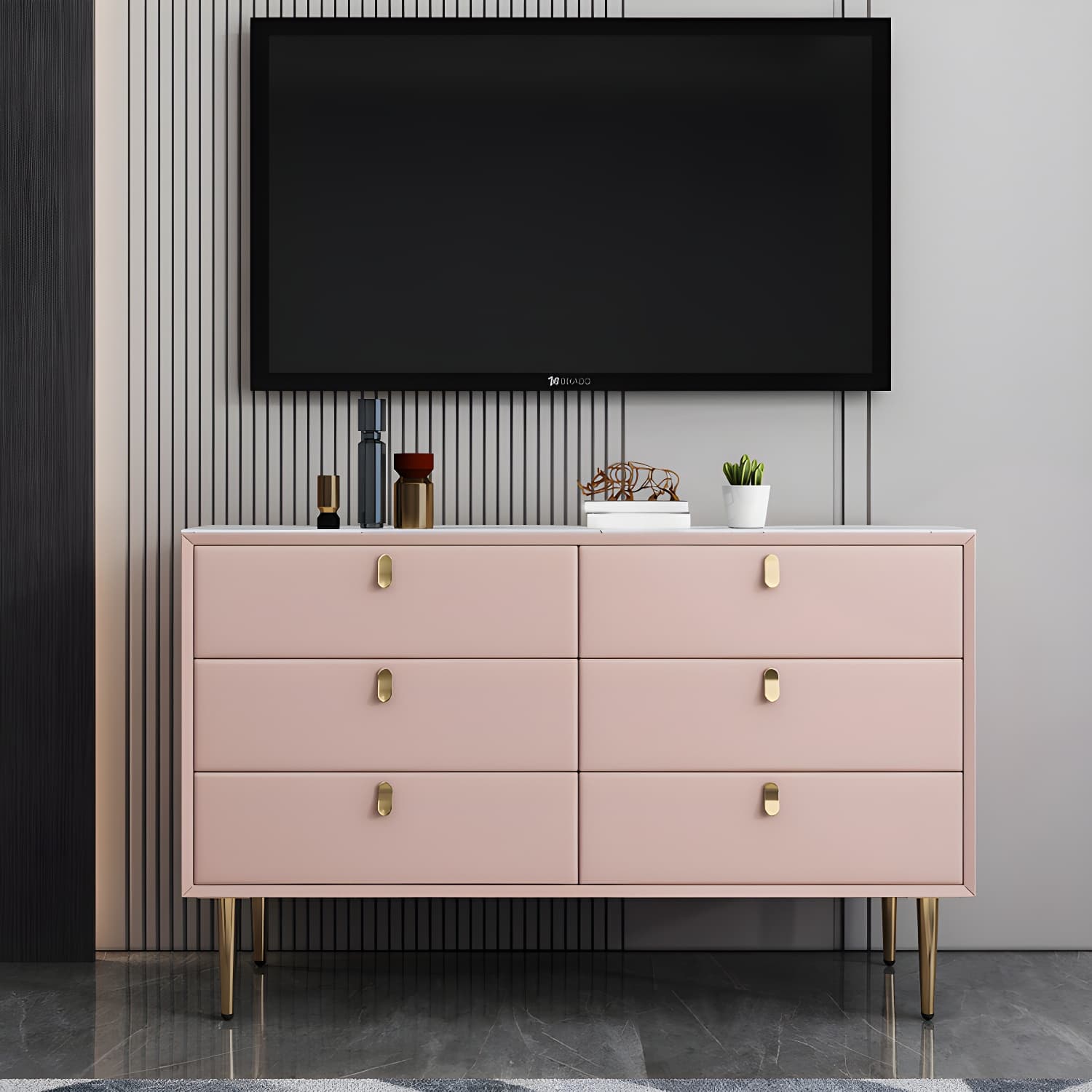 15.6-inch W Storage Chest Classic Glam Dresser with 5/6/7/9 Drawers - image 21