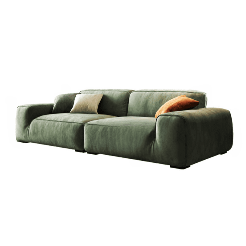 Living Room Use L-Shape/Straight Pine Green Right Hand Facing/Horizontal Sofa Chaise/Sofa with Concealed Support - image 5