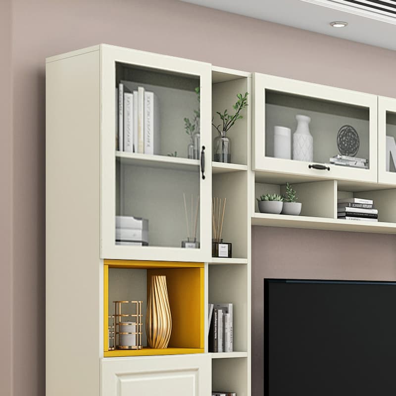 Parlor Entertainment Center with Hutch & 2 Bookcases, Entertainment Center with Bridge & Gate - image 6