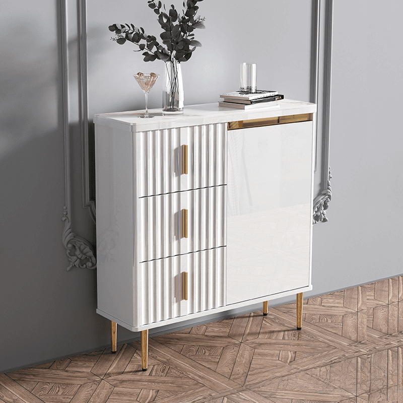Luxurious Chalk Stone Standard Flooring Sideboard with 3 Doors & Variable Shelf - image 8