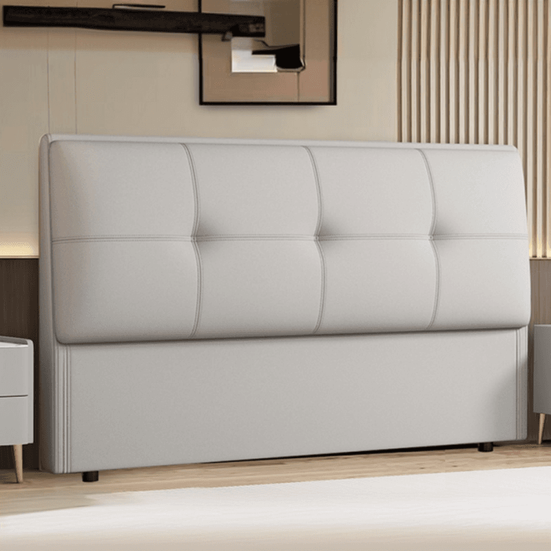 Simplistic Style Panel Headboard with No Distressing, Piled Tufted Rectangular Shape for Twin XL/Queen/Full Bed, Sponge Upholstery Fill, Standard Height - image 5