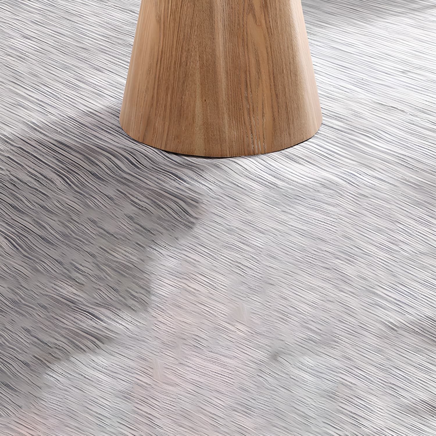Scandinavian Pedestal Coffee Table Set Round Wooden Coffee Table for Living Room - image 10