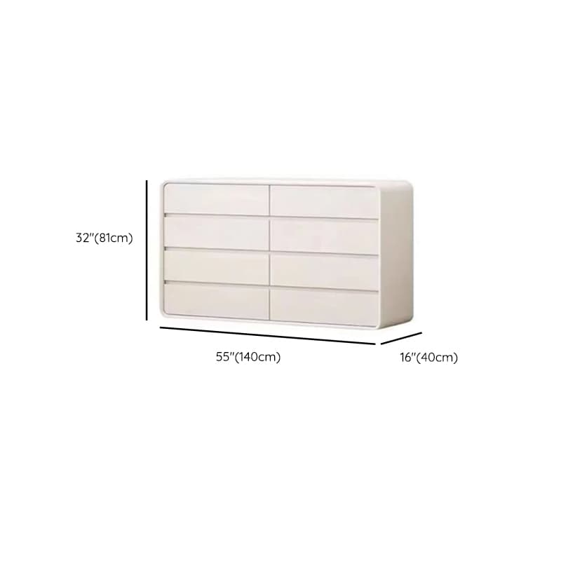 Simplistic White Horizontal/Vertical Reclaimed Wood Double Dresser/Lingerie Chest/Bachelor Chest with 6 Drawers/10 Drawers/8 Drawers - image 7