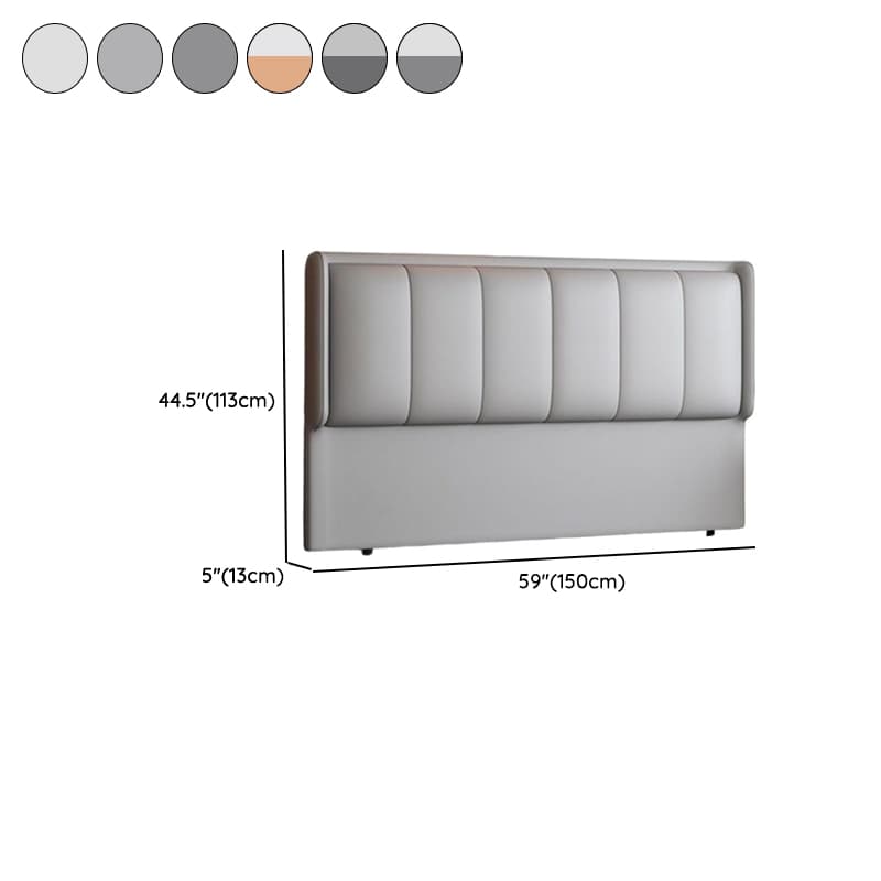 Simplistic Wingback Headboard in Lumber with No Distressing, Rectangular Shape for King/Queen/Full Bed, Featuring Sponge Upholstery Fill and Standard Height - image 13