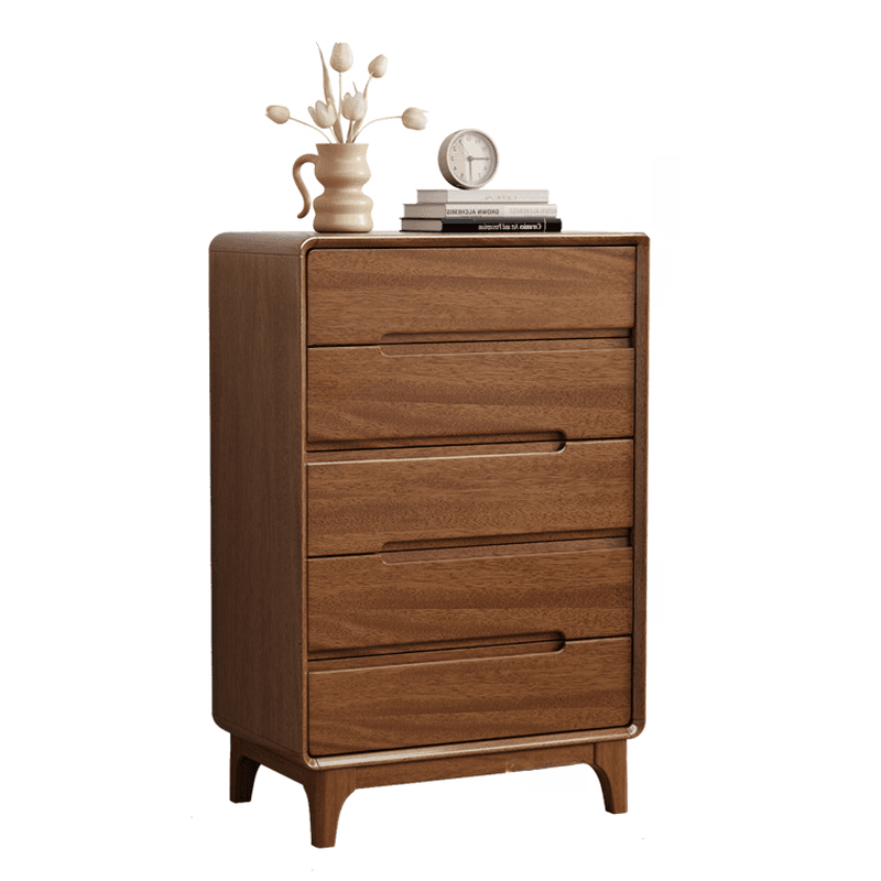 Trendy Walnut Wood Lingerie Chest/Double Dresser with 5/4/6 Drawers Vertical/Horizontal - image 9