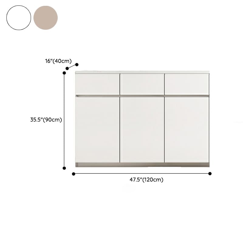 50'' Modern Wood Sideboard/Credenza with Drawers, Cabinets, and Non-adjustable Shelves - image 14