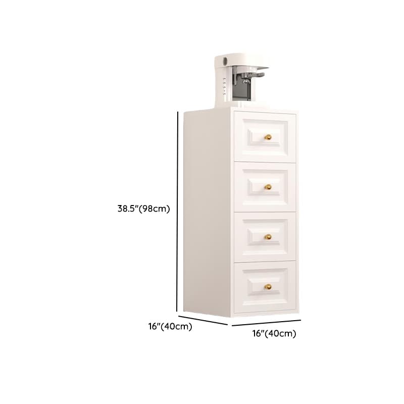 White Simple Iron Lingerie Chest/Bachelor Chest with 5/4/3 Drawers in Vertical/Horizontal Orientation - image 12
