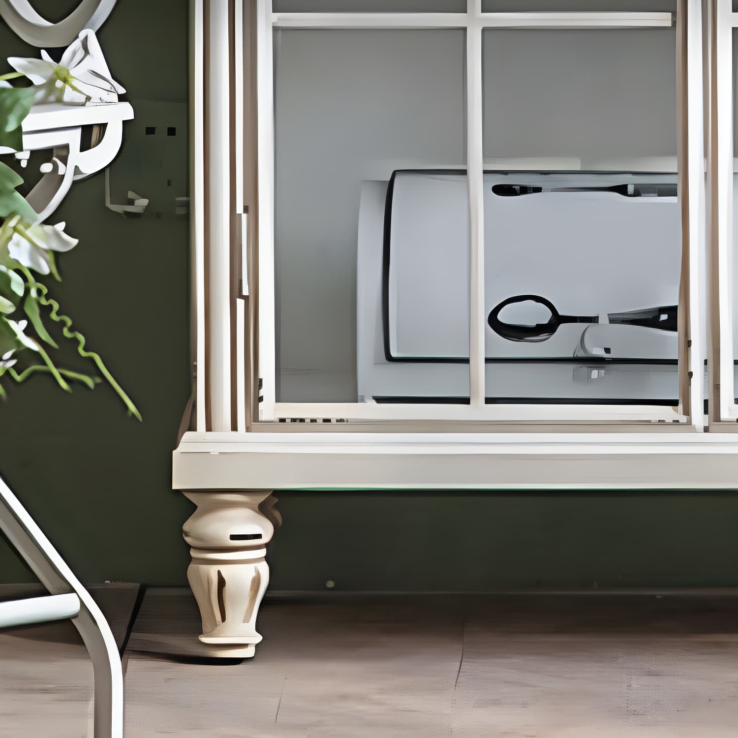 Contemporary Side Board Pine Sideboard Cabinet with Doors for Kitchen - image 9