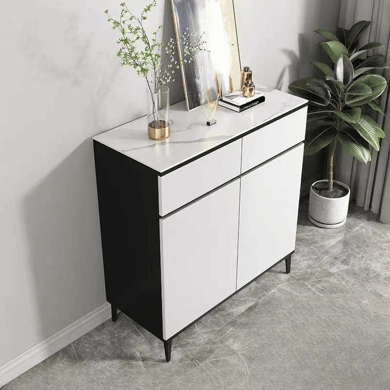 Versatile Sideboard with 2/3 Drawers, Closet Cabinet, Standard/Narrow/Wide Sizes, 3/Two Internal Shelves, Drawer Storage, Manufactured Wood/Stone Countertop, and 4/2/3 Doors - image 10