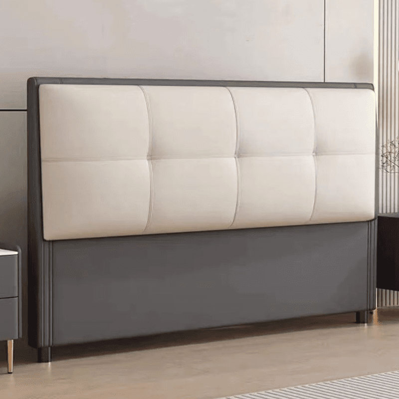 Modern Simple Style Panel Headboard with No Distressing, Piled Tufted Rectangle Design for California King/King/Queen Bed, Featuring Sponge Upholstery and Standard Height - image 7