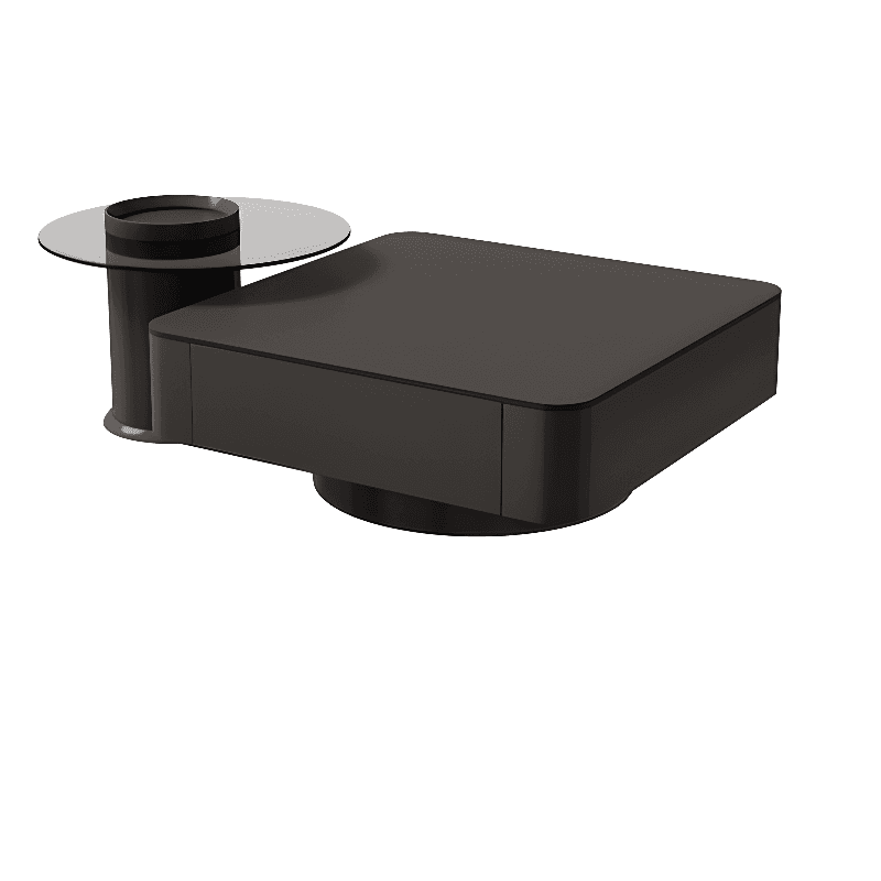 Nested Square Side Table with 2 Drawers - image 11
