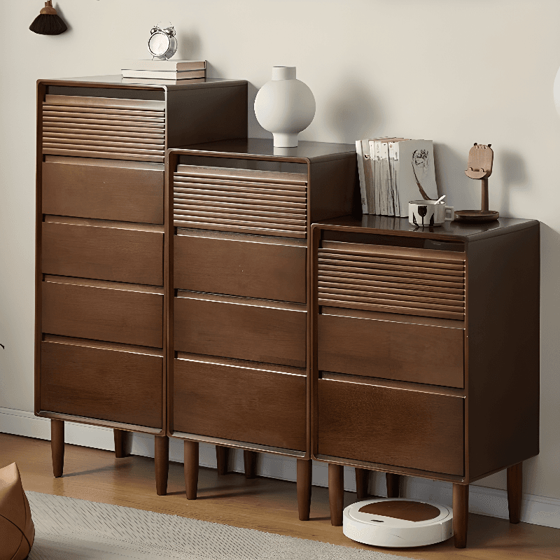 Minimalist Cube Double Dresser in Natural Wood - image 4