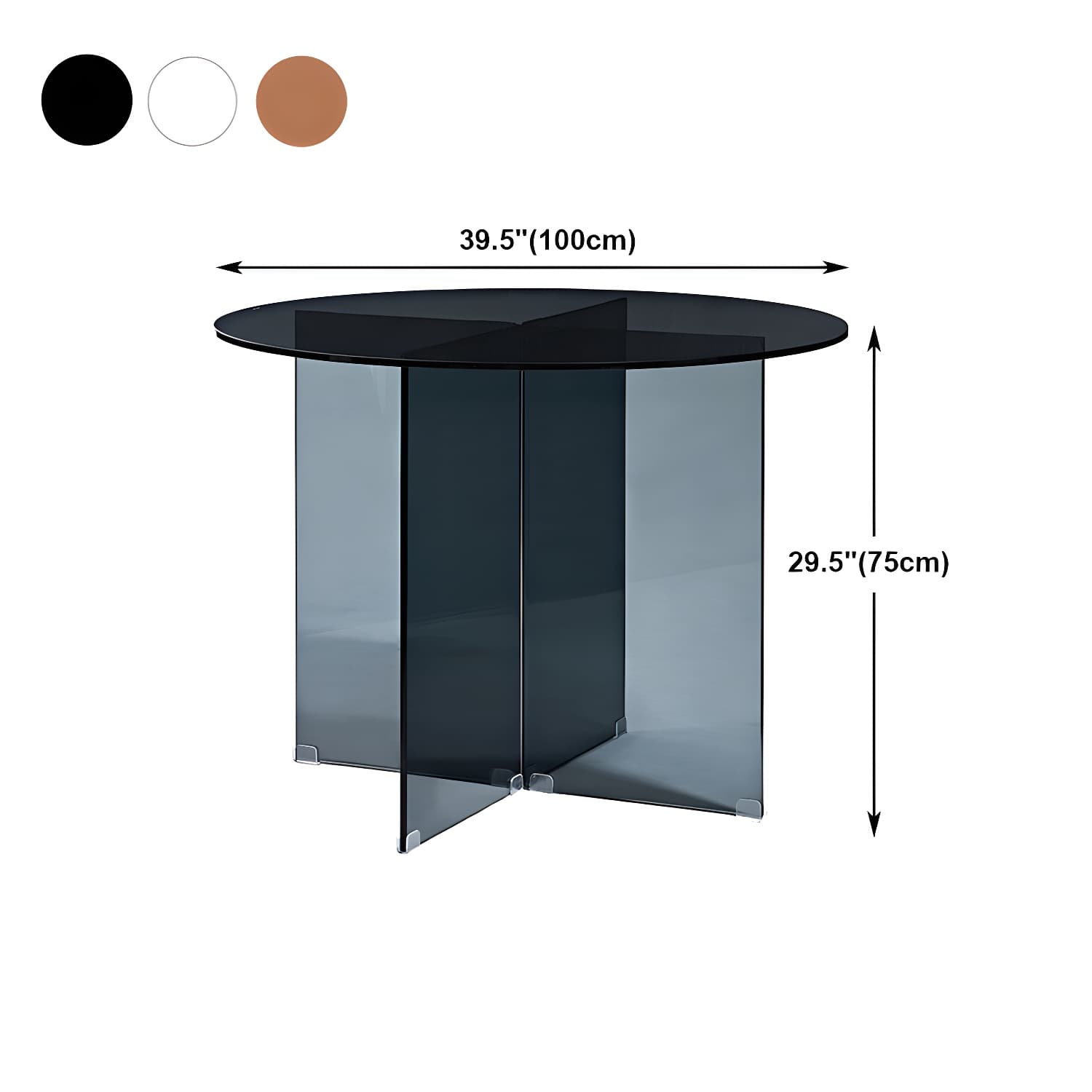 Modern Style Dinner Room Table Glass Dining Table for Home Use - image 16