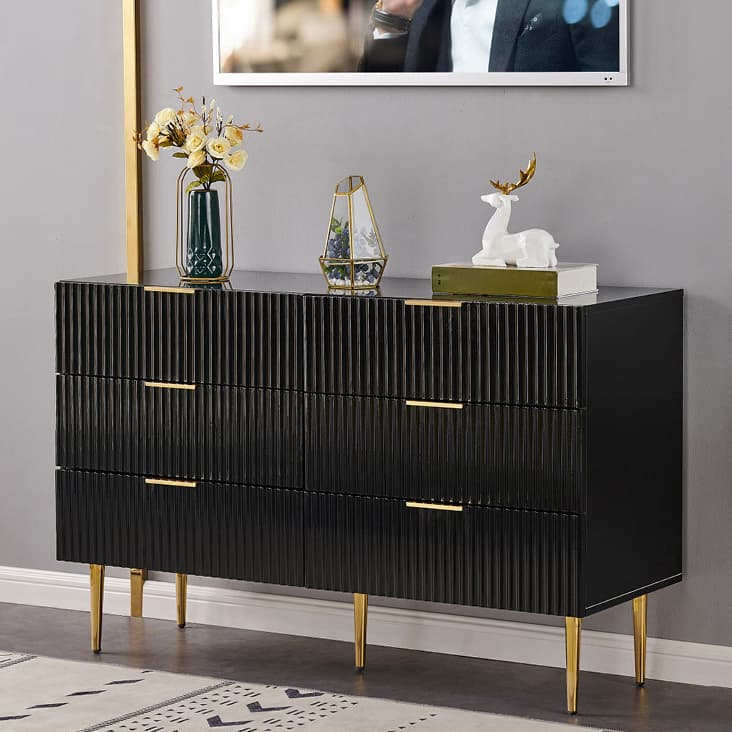 Stylish Wood Nightstand With Drawer Organization, 4 Drawers /5 Drawers - image 6