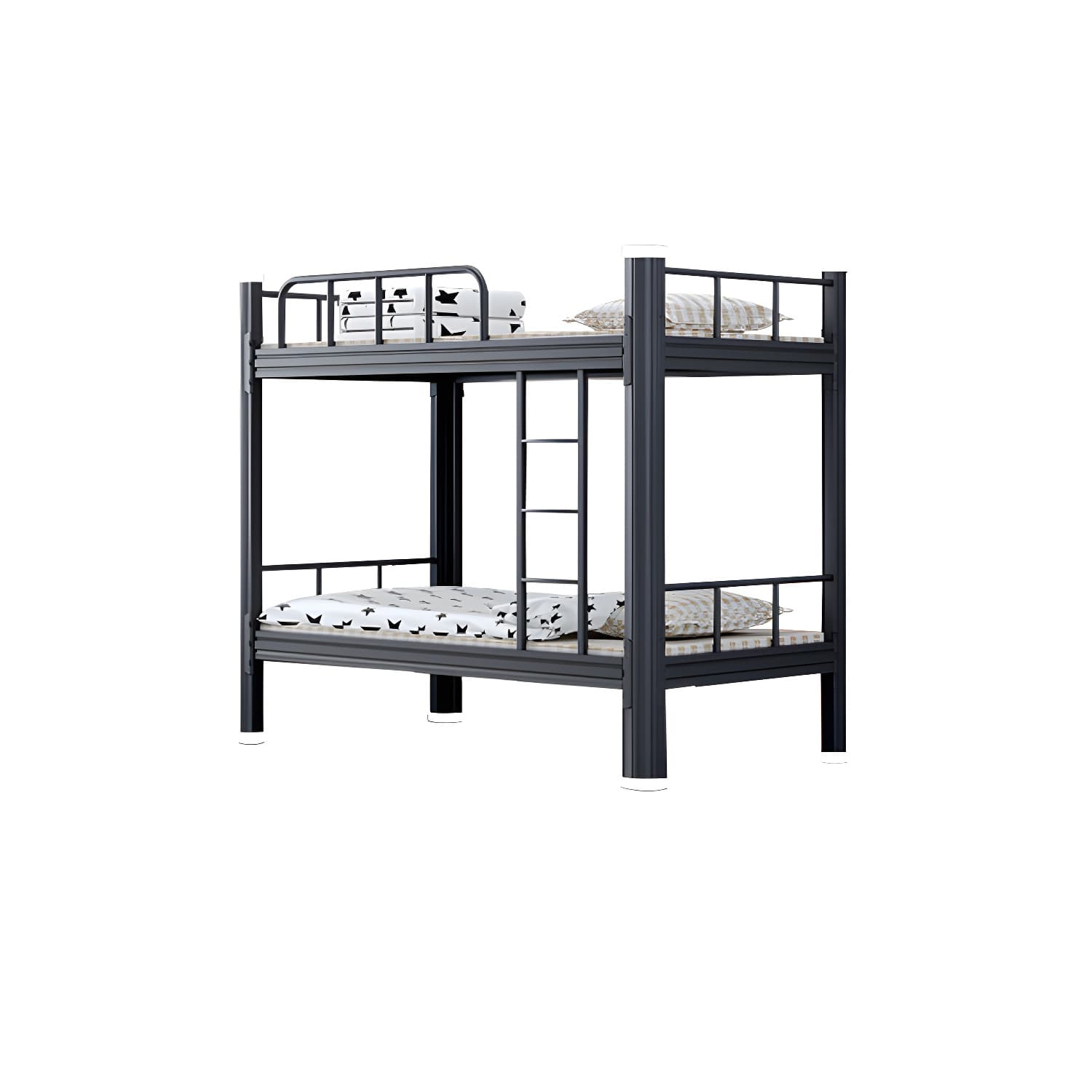 Modern Bunk Bed Dormitory Bedroom Metal Bed Frame with With Headboard and Footboard - image 7