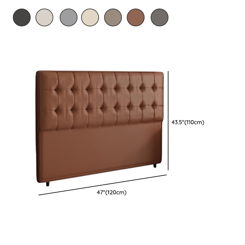 Minimalist Free-standing Standard Full(54"W x 75"L) Wood/ Upholstery Panel No Distressing With Legs and Stitch-tufted - image 11