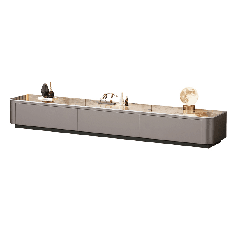 Deco Stone Rectangular TV Stand with Enclosed Storage & 4-Drawer/3 Drawers Parlor