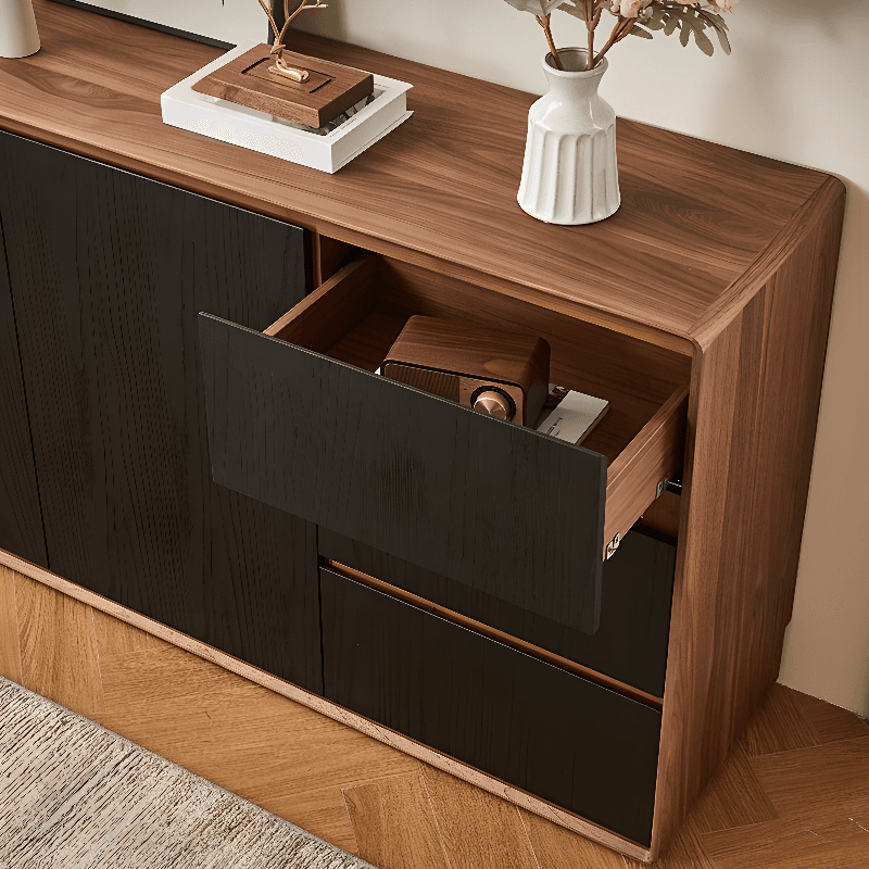 Simplistic Standard/Narrow Sideboard with 3 Drawers, 3 Shelves, Compartment, 2 Doors & Closet - image 13