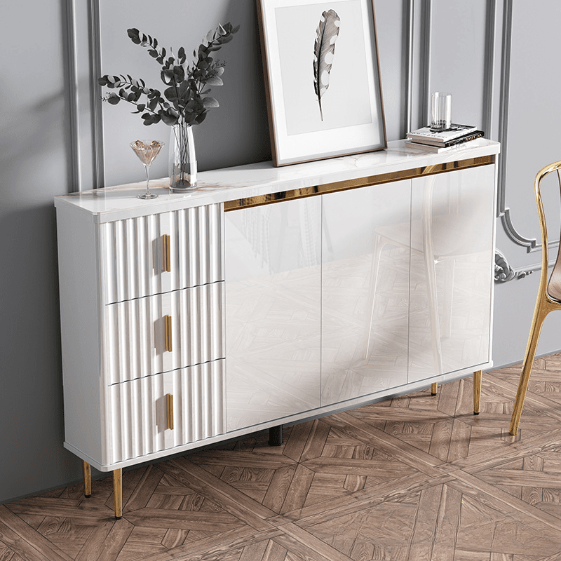 Luxurious Chalk Stone Standard Flooring Sideboard with 3 Doors & Variable Shelf - image 17