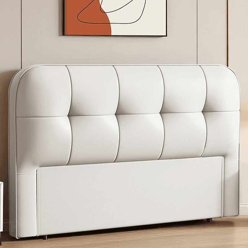 Simplistic Style Panel Headboard with No Distressing, Piled Tufted Rectangular Shape for King/Queen/Full Bed, Featuring Sponge Upholstery Fill and Standard Height - image 5