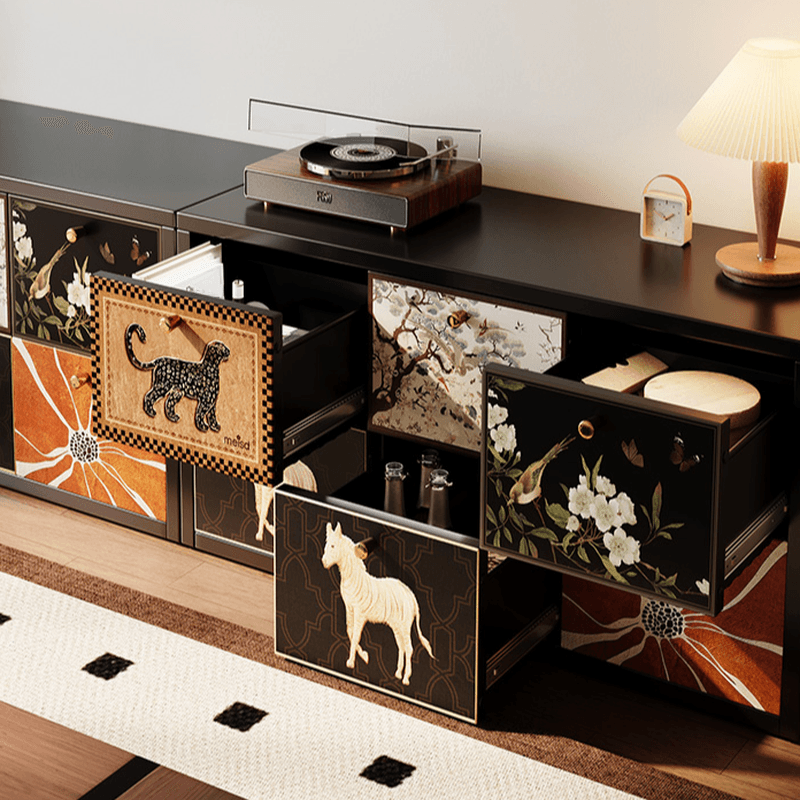 Detached Decorative Cabinet with Damp-proof Steel Countertop - image 11
