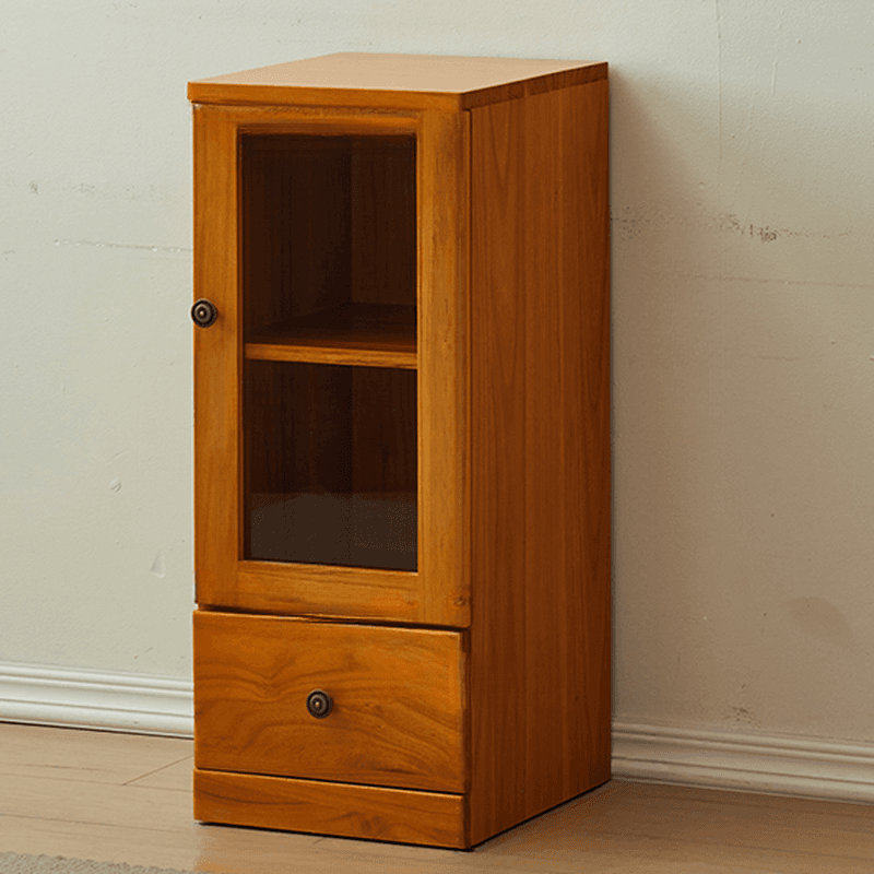 Modish Timber Console Dresser with 3/4/5 Drawers, Hutch Cabinets, and 2 Interior Shelves in Vertical Orientation