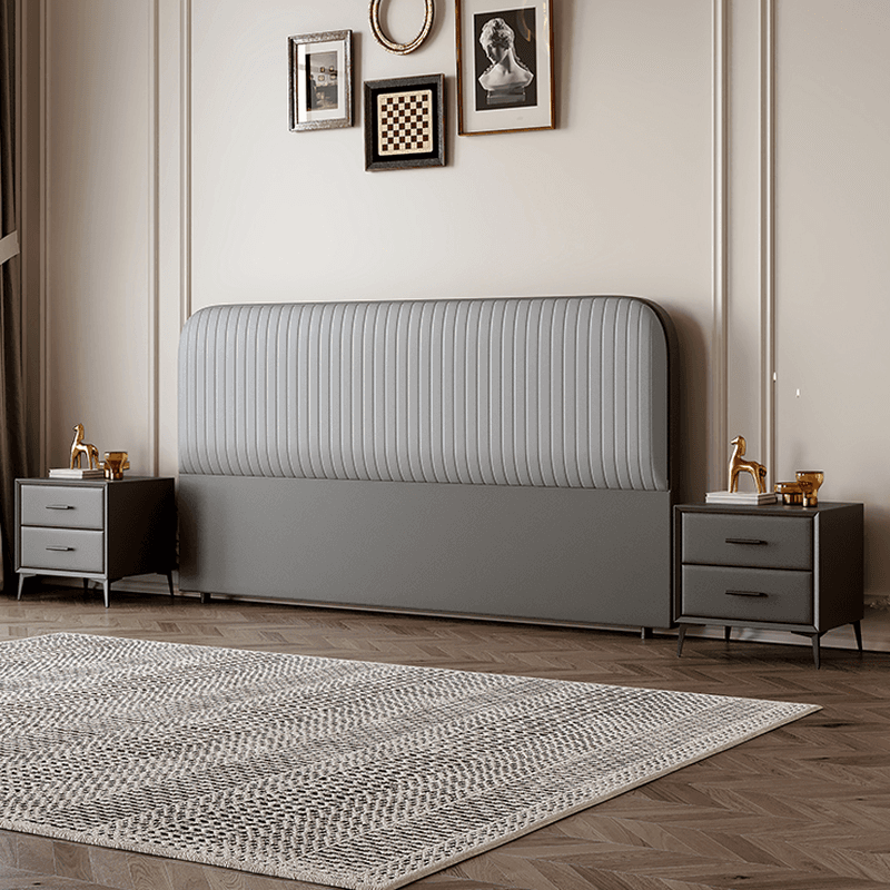 Standard（36-55“） Free-standing Standard Rectangle Full(54"W x 75"L)/Twin(38"W x 75"L) Panel Headboard With Legs, Sponge Filing and Lumber Frame - image 8