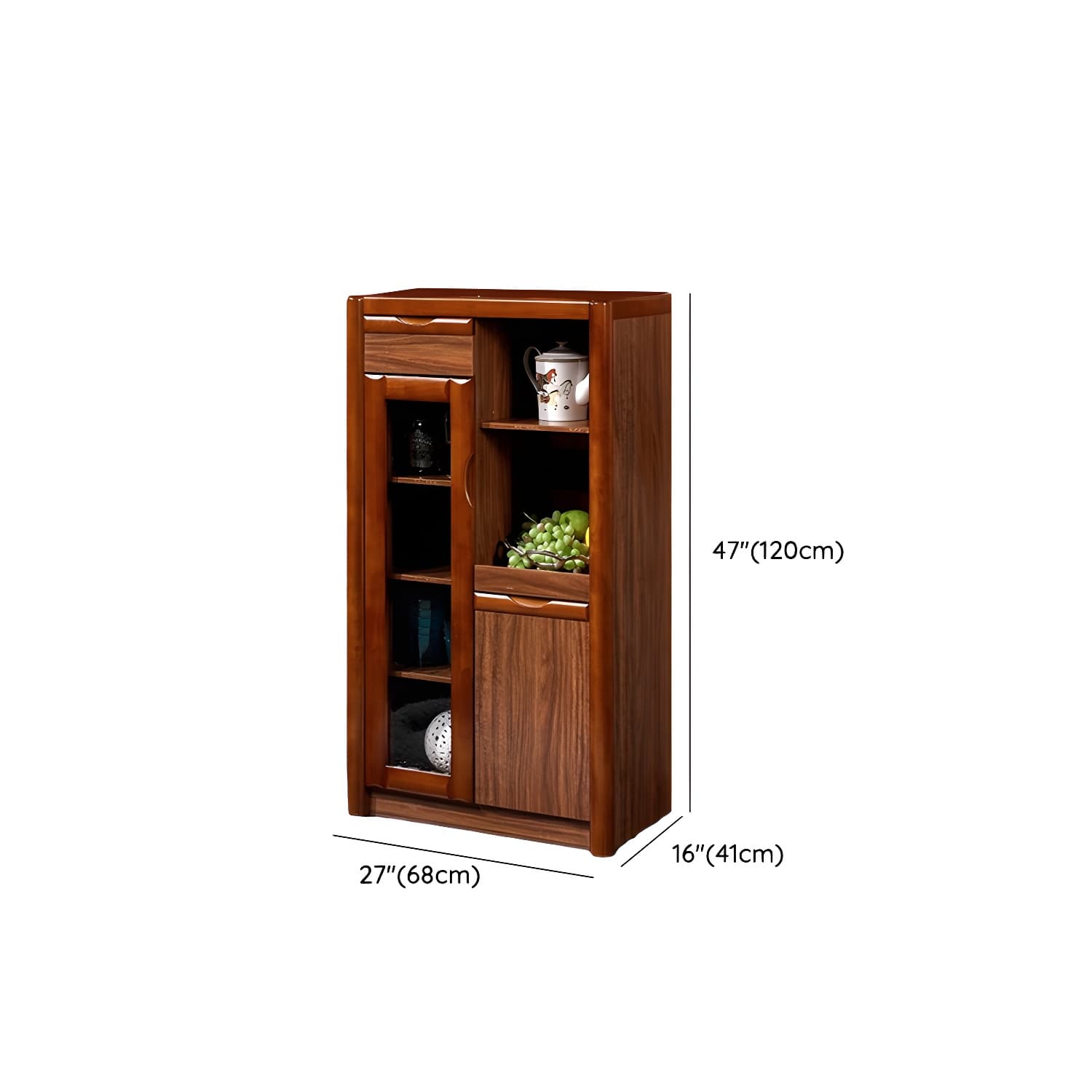 Vintage Style Wood Buffet Sideboard with Cabinets and Drawers - image 28