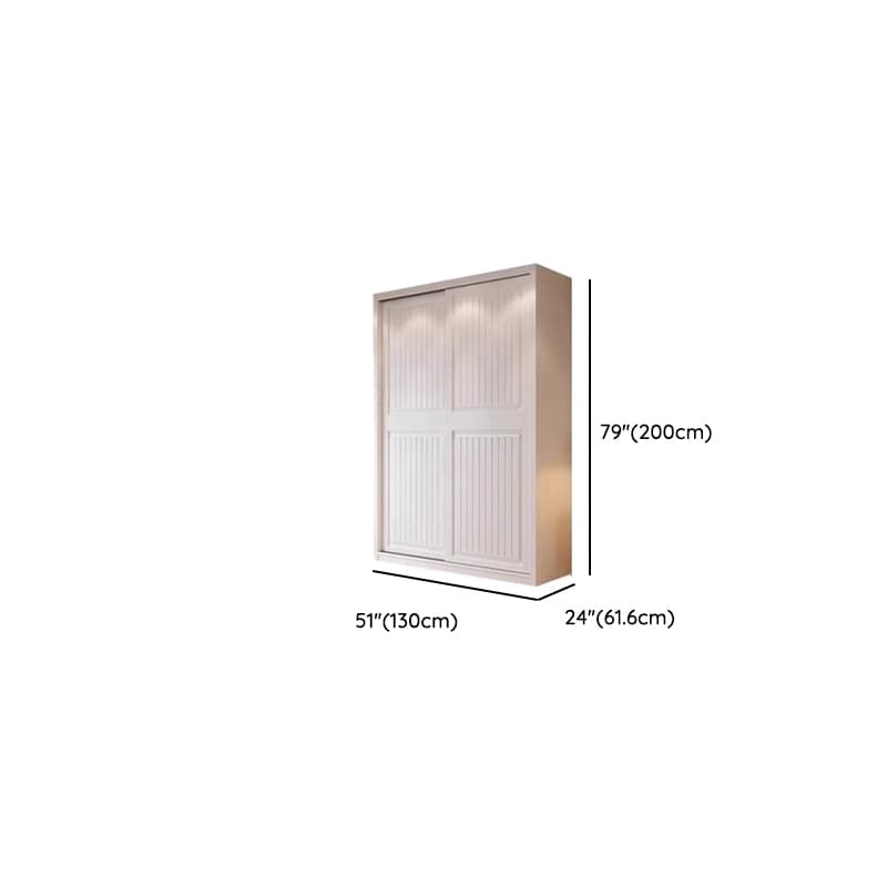 White Modish Manufactured Wood Independent Armoire Cabinet with Soft Close Drawer, Soft Close Door, and Interior Shelves - image 26