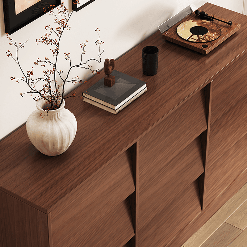Cocoa Casual Natural Wood Console Dresser/Bachelor Chest with 9/6/3 Drawers in Horizontal/Vertical Orientation - image 4