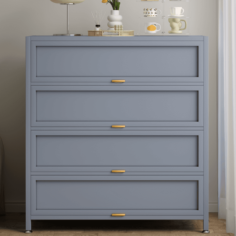 Casual Iron Desk Combo Dresser with Multiple Cabinets and Interior Shelves Options - image 4