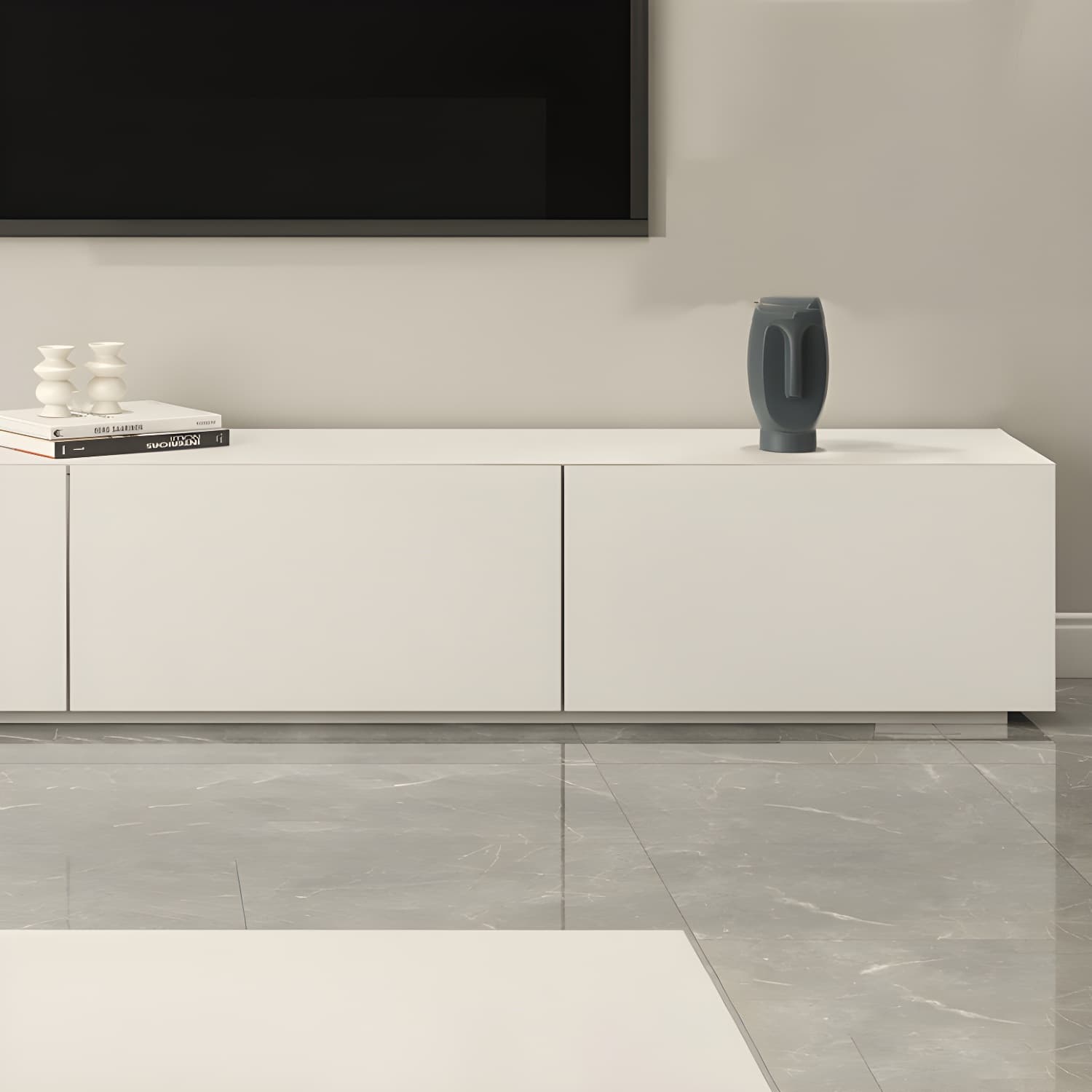 Modern Media Console Wood Media Console TV Stand for Living Room - image 6