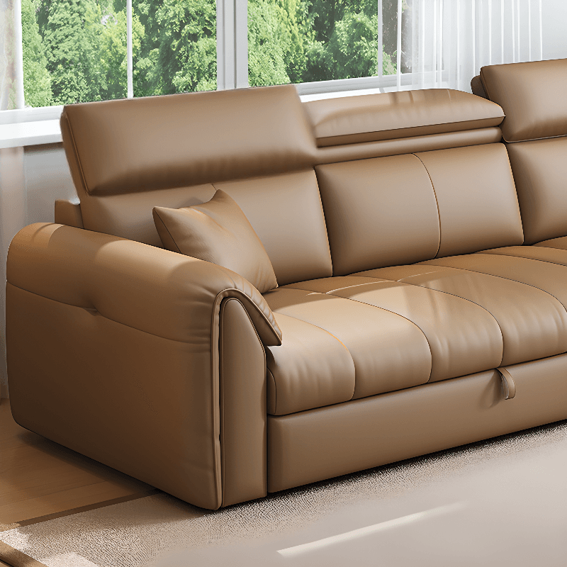 Coffee L-Shape/Straight Right Hand Facing/Horizontal Sofa Chaise/Convertible Sofa with Under-seat-storage for Seats 5/Seats 2/for 6 - image 5