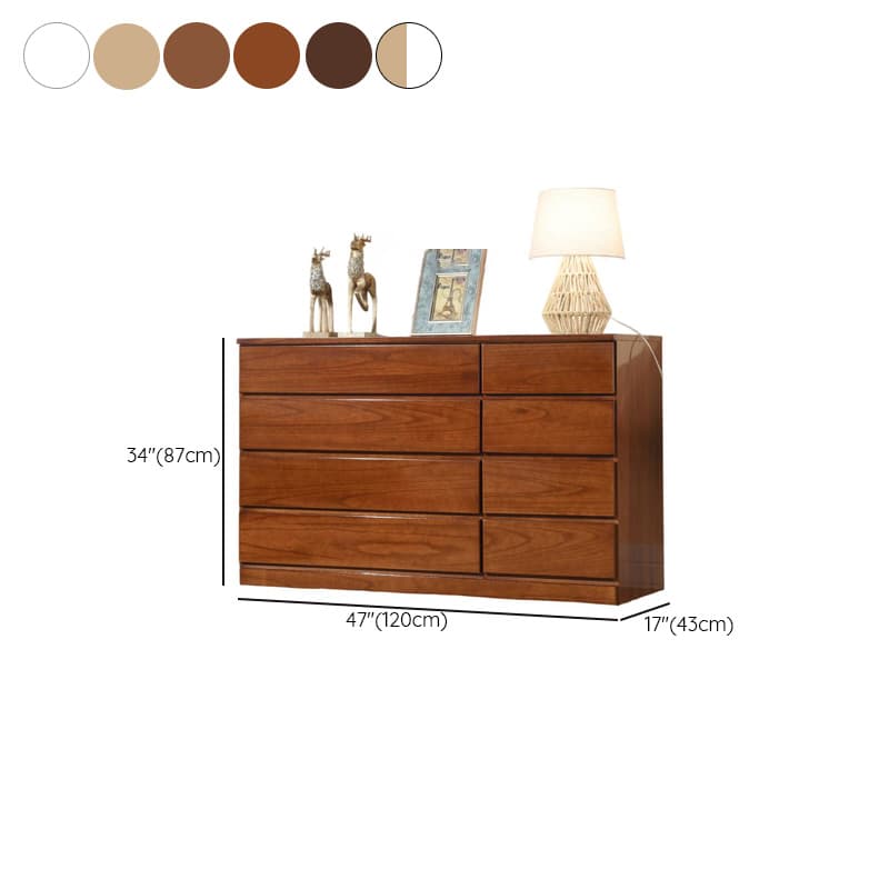 Trendy Timber Double Dresser with 7/6/8 Drawers in Horizontal/Vertical Orientation - image 18