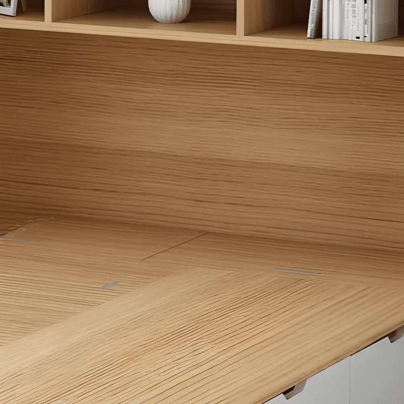 Natural Color Solid Color Storage Included with 4 Storage Boxes and Wardrobe for Bedroom - image 6