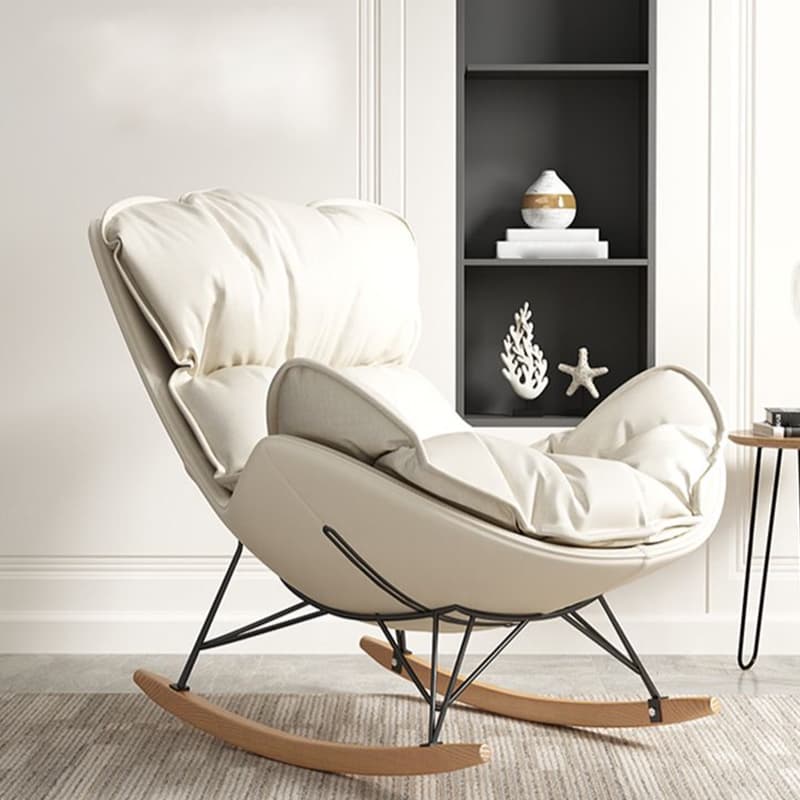 Elegant and Comfortable Upholstered Rocking Chair - Modern Design for Stylish Indoor Spaces - image 9