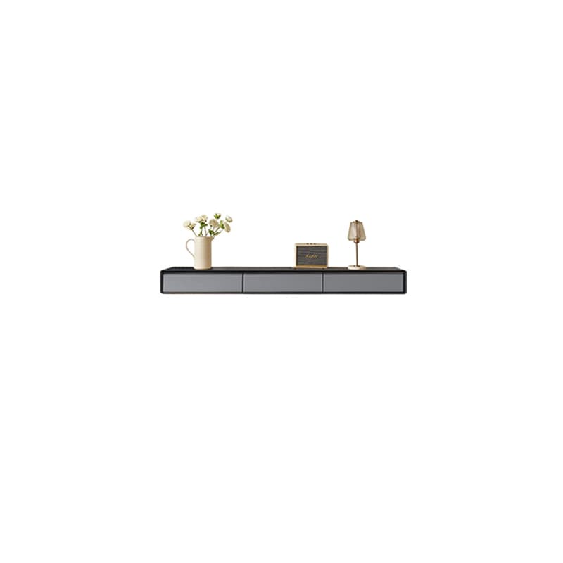 Contemporary Floating Wood TV Stand with 2-Drawer/4 Drawers and 2 Cabinets/1-Cabinet