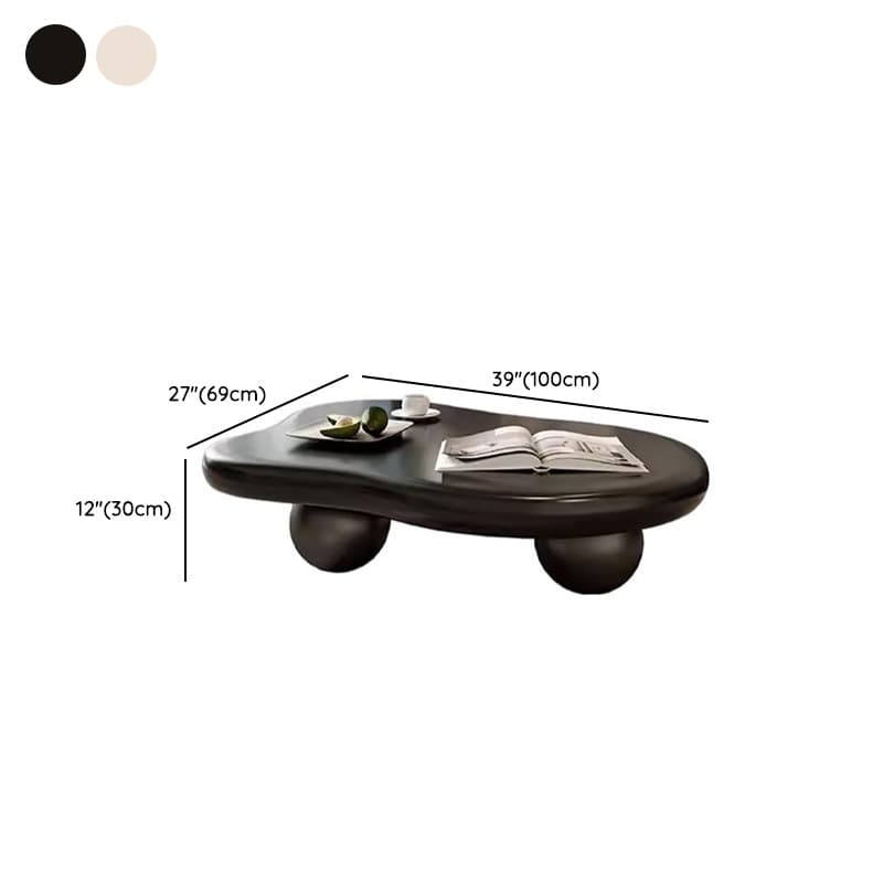 Irregular Shaped Wooden Top Coffee Table Suitable for Foyer - image 14